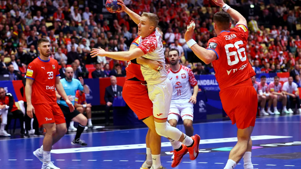 Utkání MS házenkářů Česko – Polsko
