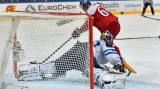 Jaromír Jágr střílí v přesilovce branku na 3:2