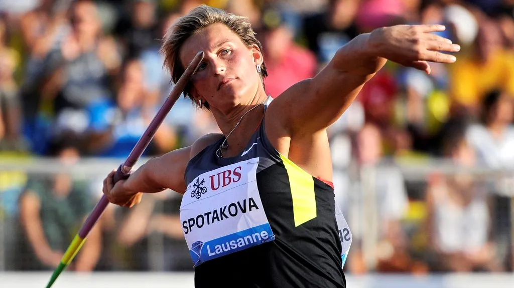 Barbora Špotáková na mítinku v Lausanne