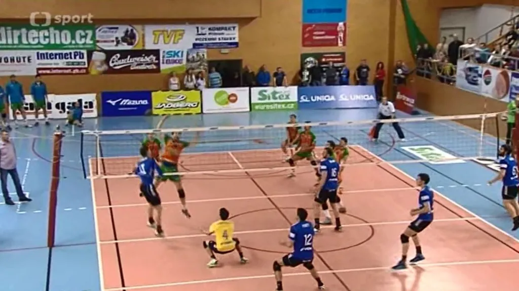 Sestřih a ohlasy volejbalového utkání Příbram - Ostrava