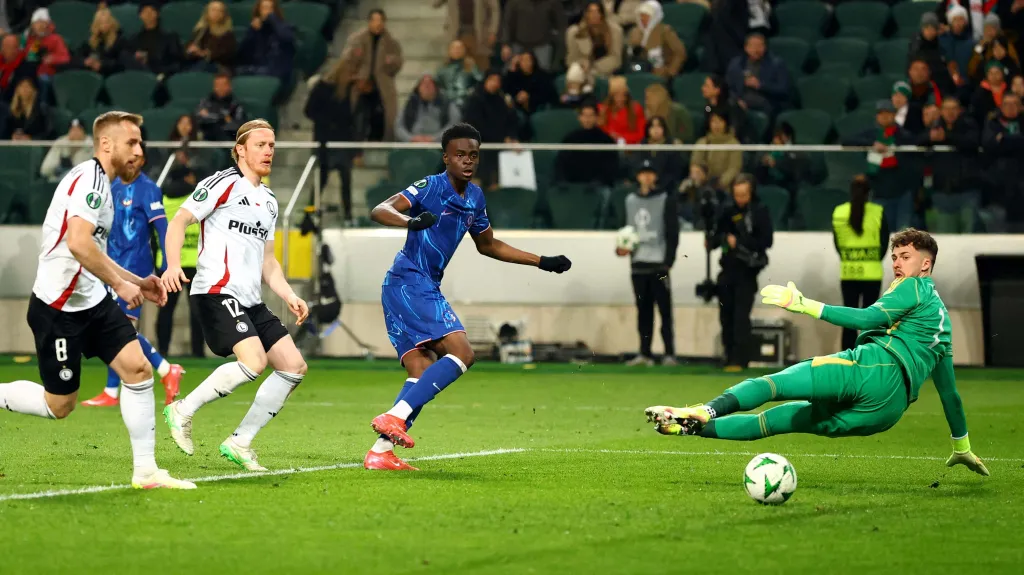 Utkání Legie Varšava – Chelsea