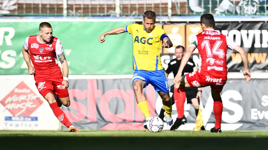 Utkání Teplice - Pardubice