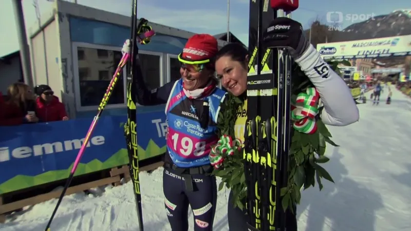 Finiš italského závodu Marcialonga 2018