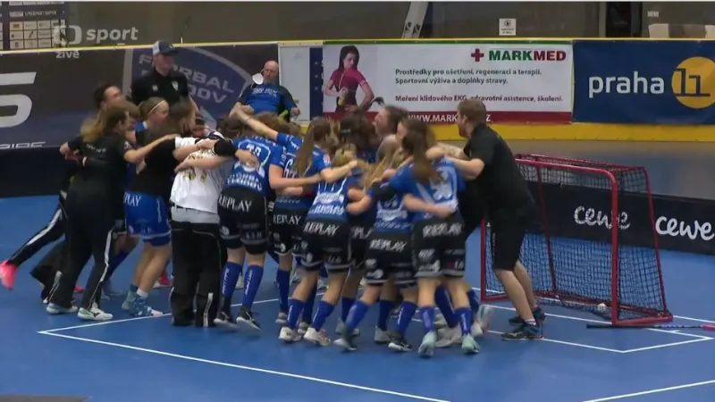 Florbalistky Chodova postoupily do finále