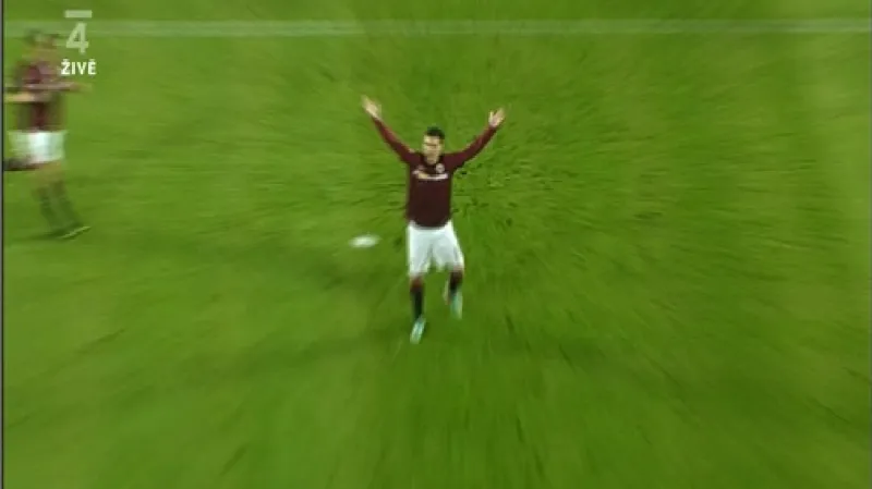 Kadlecův gól z penalty (60. min.)