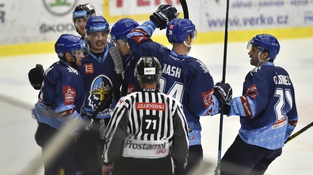 Radost hokejistů Kladna