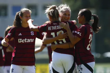 Radost fotbalistek Sparty