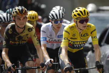 Sepp Kuss a Jonas Vingegaard