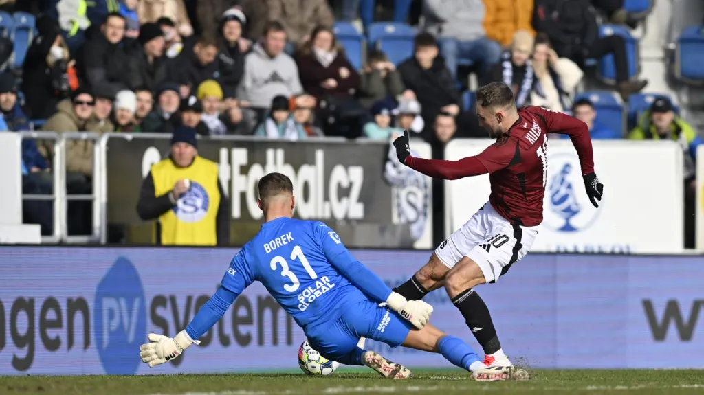 Kuchta dává gól Slovácku