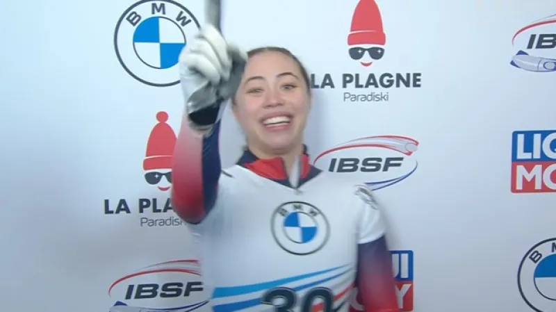 Dramatický boj o vítězství v SP skeletonistek v La Plagne