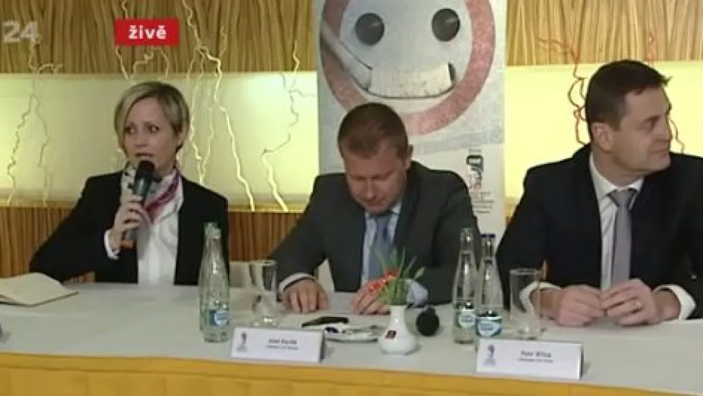 Tisková konference ke blížícímu se startu hokejového MS