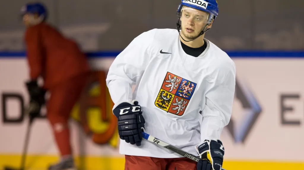 Tomáš Zohorna na tréninku