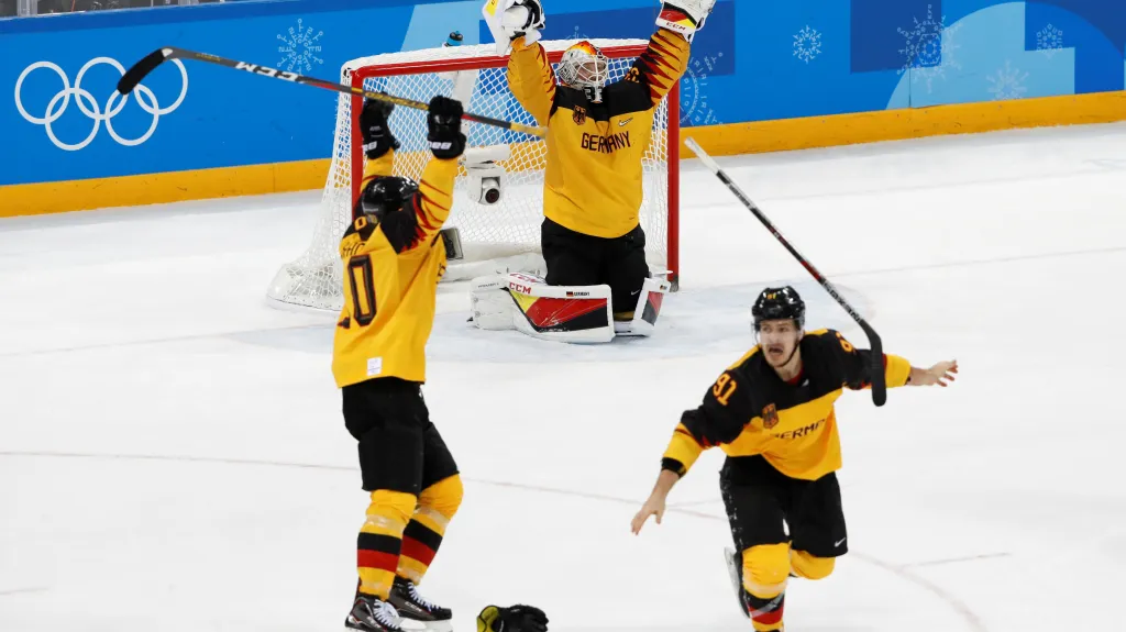 Německá radost po vítězství nad Kanadou