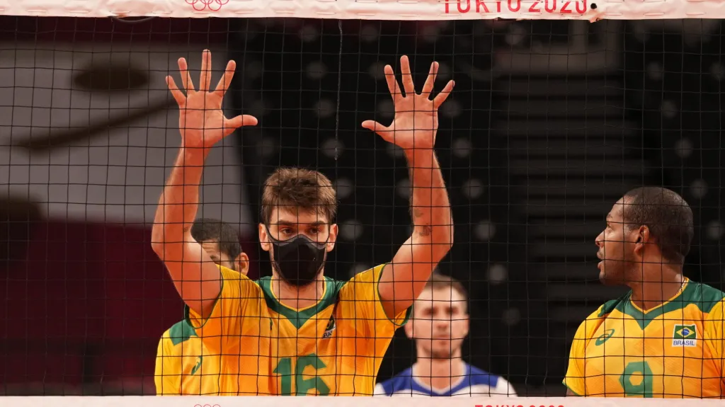 Brazilský volejbalista Lucas Saatkamp alias Lucao