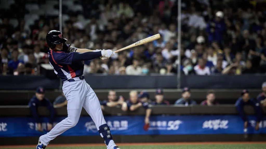 Marek Chlup v zápase proti Tchaj-wanu