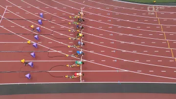 Semifinále 100 metrů žen