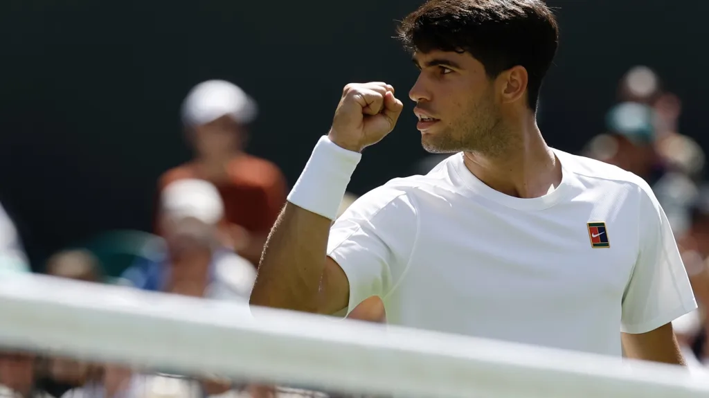 Carlos Alcaraz na Wimbledonu