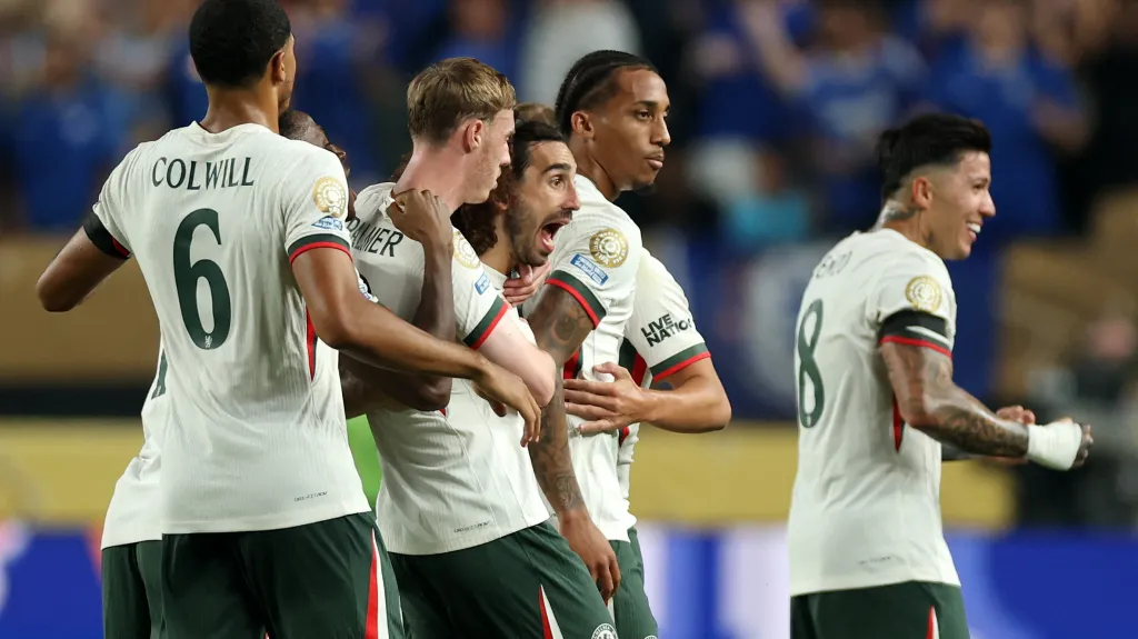 Radost hráčů Chelsea