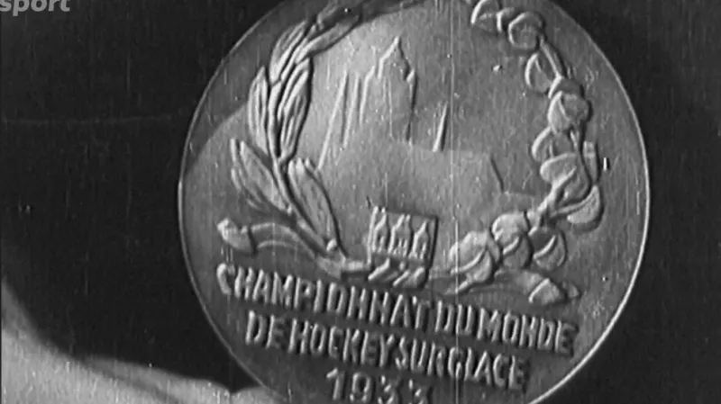 Medaile z hokejového MS 1933