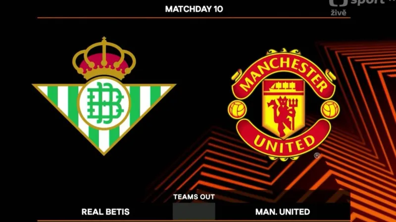 Sestřih utkání Betis Sevilla – Manchester United