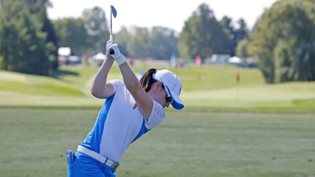 Leona Maguire z týmu Evropy na Solheim Cupu