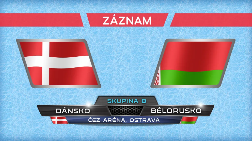 Záznam utkání Dánsko - Bělorusko