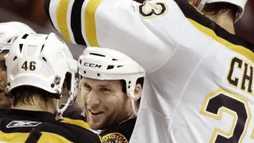 Radost hráčů Bostonu
