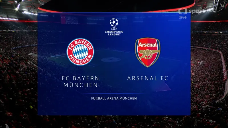 Sestřih utkání Bayern Mnichov – Arsenal