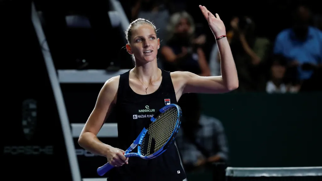 Slavící Karolína Plíšková