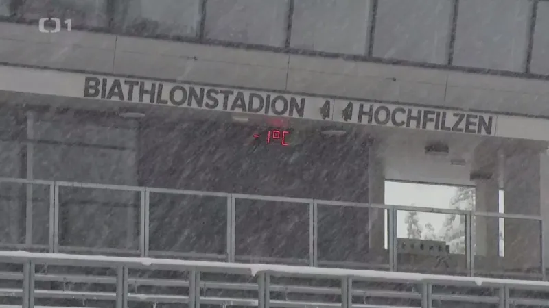 Biatlonisté se zabydlují v Hochfilzenu