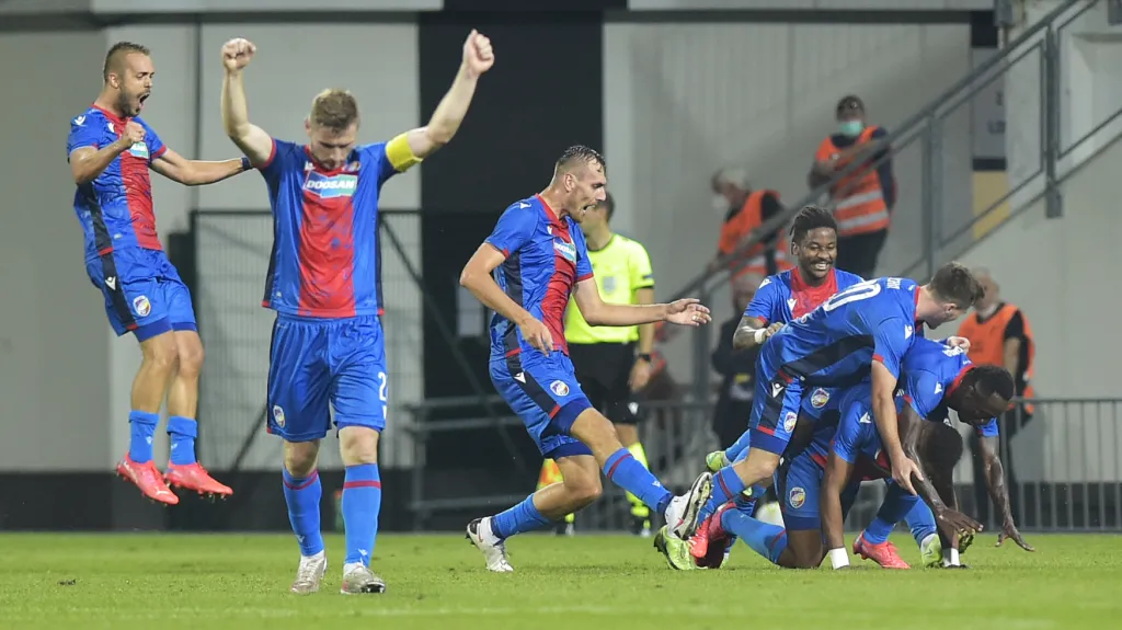 Radost fotbalistů Plzně