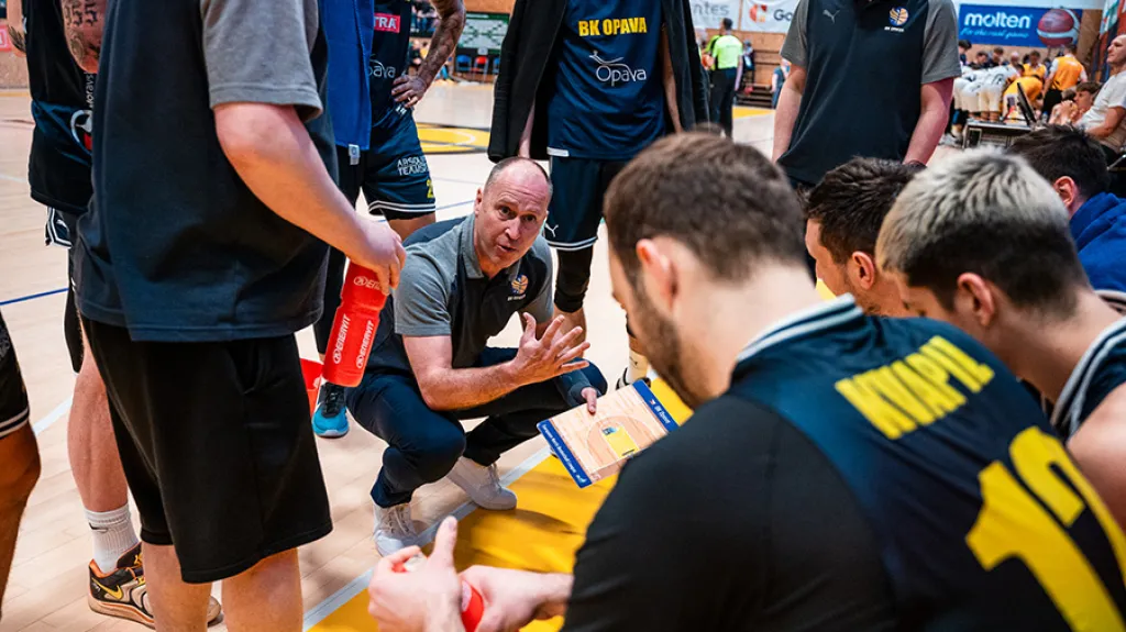 Trenér Opavy Petr Czudek