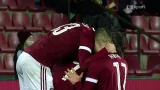 Gól v utkání Sparta - Jablonec: Hložek - 4:3 (92. min.)