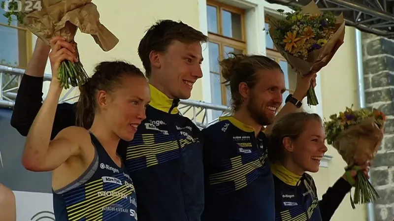 Štafetu na MS orientačních běžců ovládli Švédové