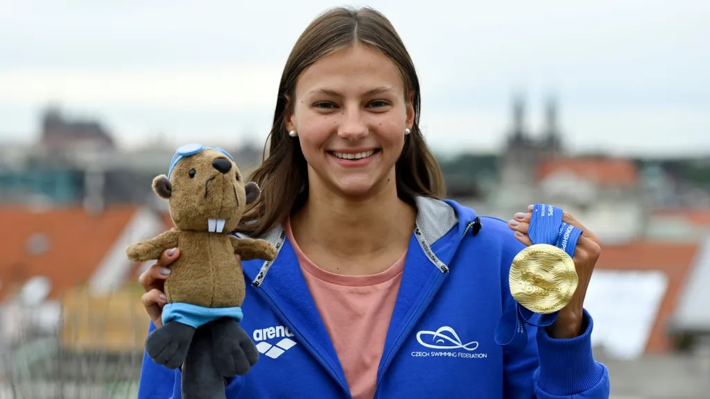 Barbora Seemanová s budapešťskou zlatou 