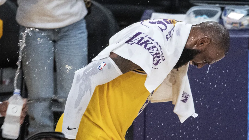 LeBron James v dobrém rozmaru