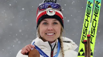 Medailový ceremoniál s bronzovou Terezou Voborníkovou