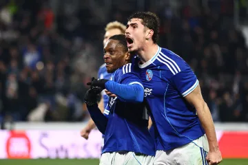 Radost fotbalistů Štrasburku