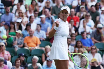 Barbora Krejčíková na Wimbledonu
