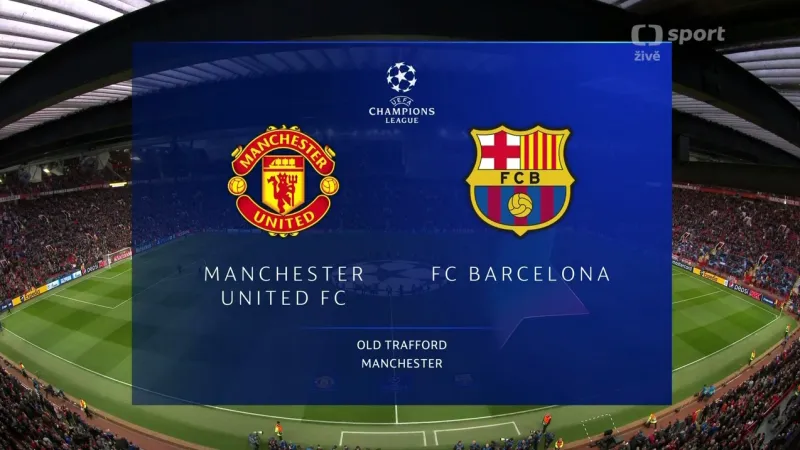 Sestřih utkání Manchester United - Barcelona