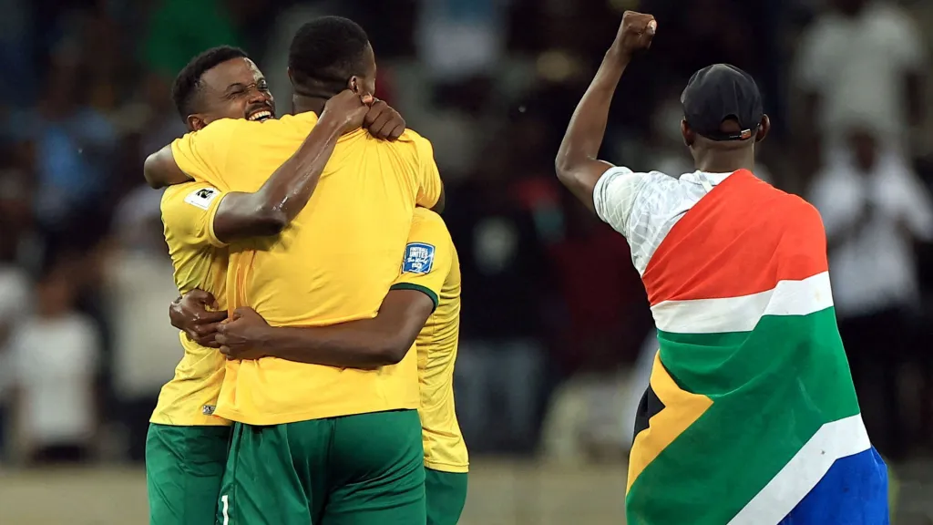 Fotbalisté JAR slaví postup na MS