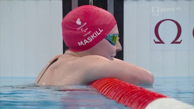 Světový rekord Maskillové na 100 m motýlek S14
