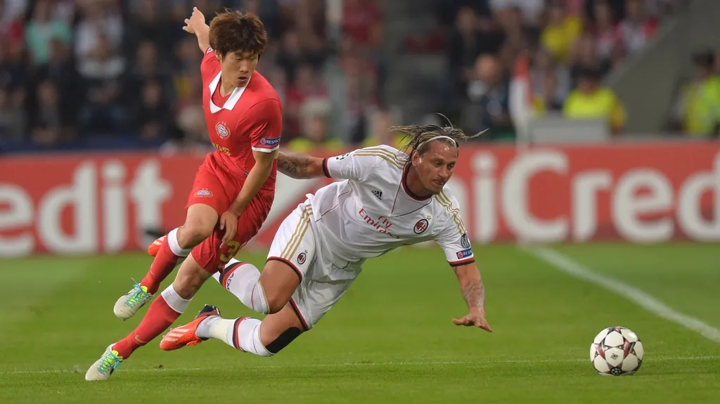 Zápas PSV Eindhoven proti AC Milán