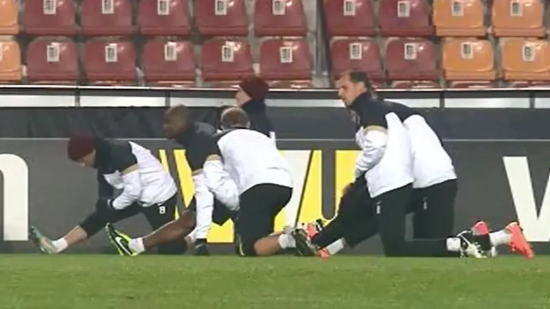 Sparta se připravuje na Chelsea