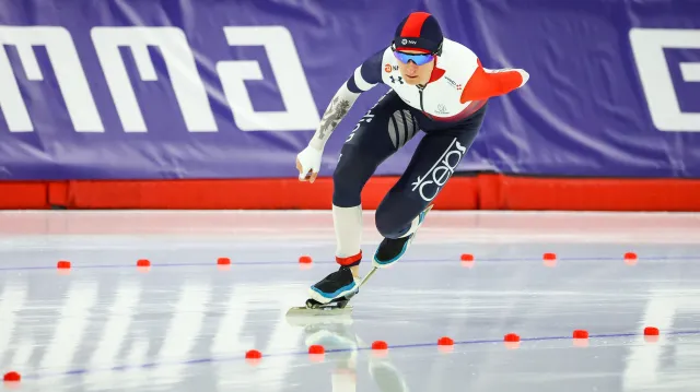 Jízda Martiny Sáblíkové na 3000 m v Hamaru