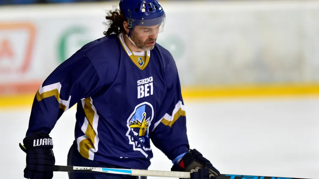 Jaromír Jágr v dresu Kladna