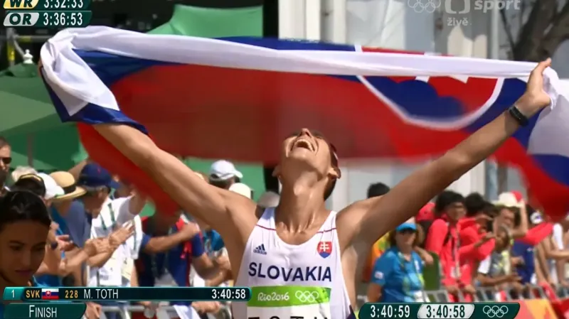 Tóth vyhrál chodecký maraton a Slovensko má v Riu druhé zlato