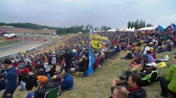 Fanoušci na Velké ceně ČR
