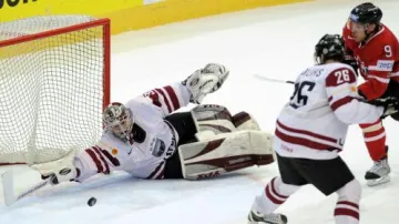 Utkání Kanada - Lotyšsko