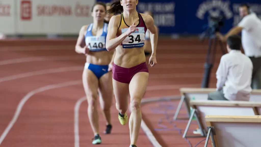 Zuzana Hejnová na halovém MČR